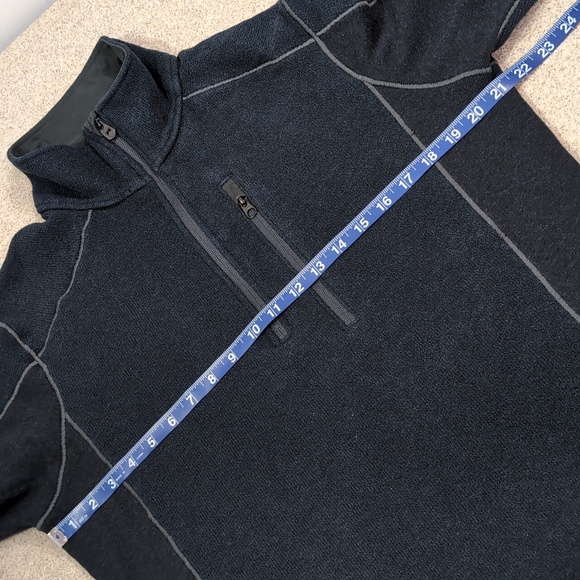 Kuhl Sweater Sweatshirt Pullover, 1/4 Zip, Men's Medium - Picture 7 of 14